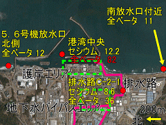 放射性物質が見つかる福島第一原発沖の海