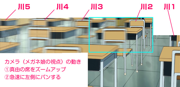 OVA『森田さんは無口』の席順（机の並び方）