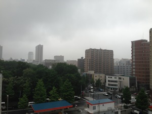 曇天札幌